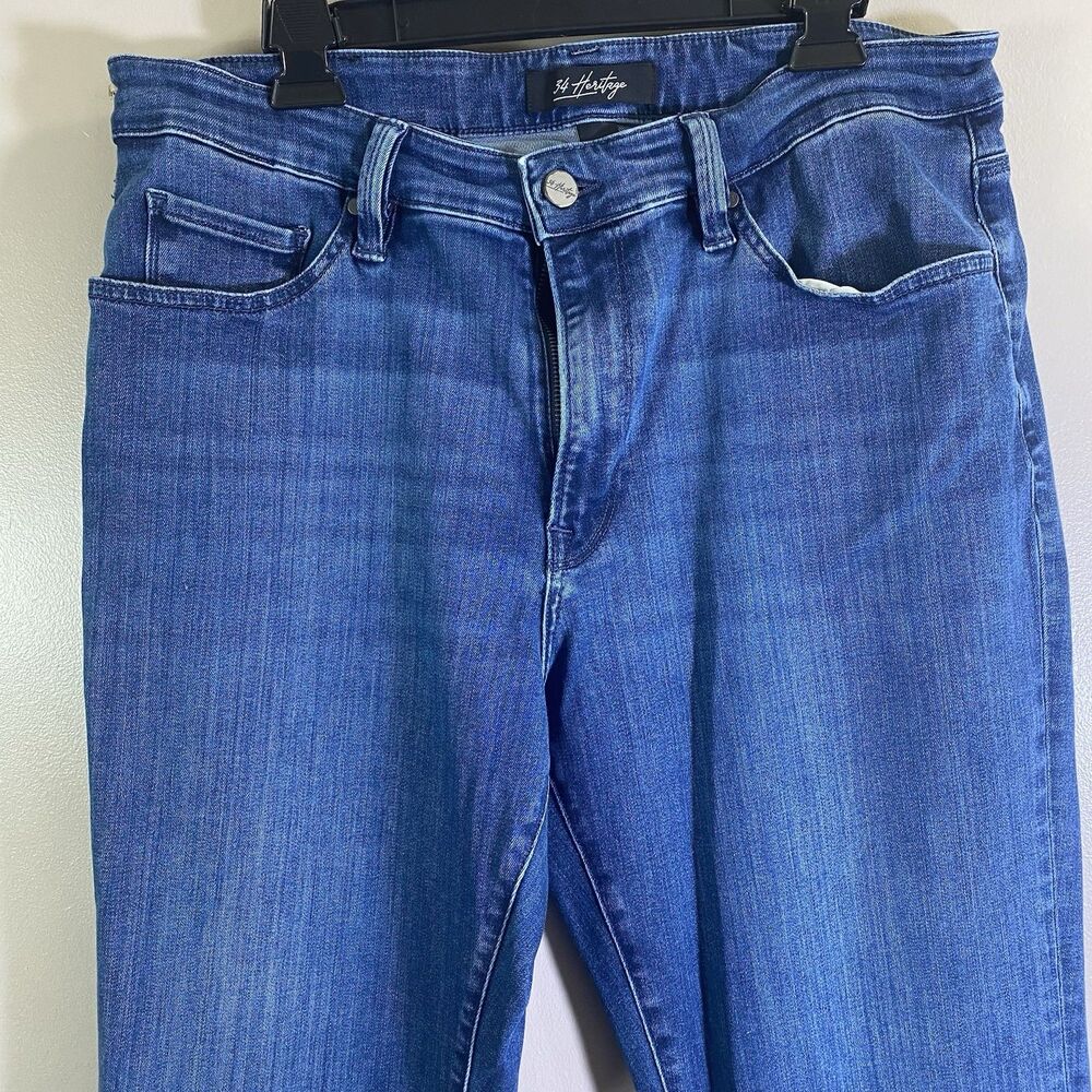 34 Heritage  Jeans Mens 36x32 Blue Comfort Rise Straight Stretch Denim